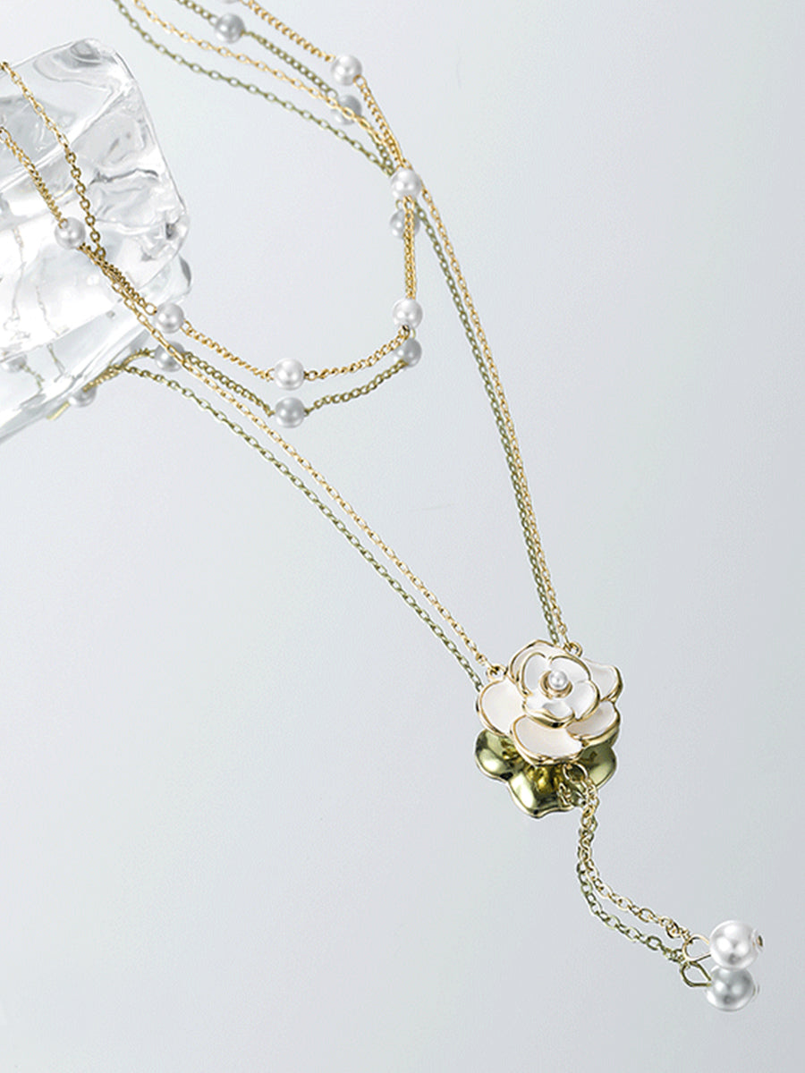 Camellia Path Necklace