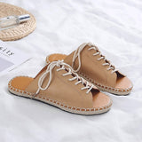 2023 Summer New Lace Up Fish Toe Sandals