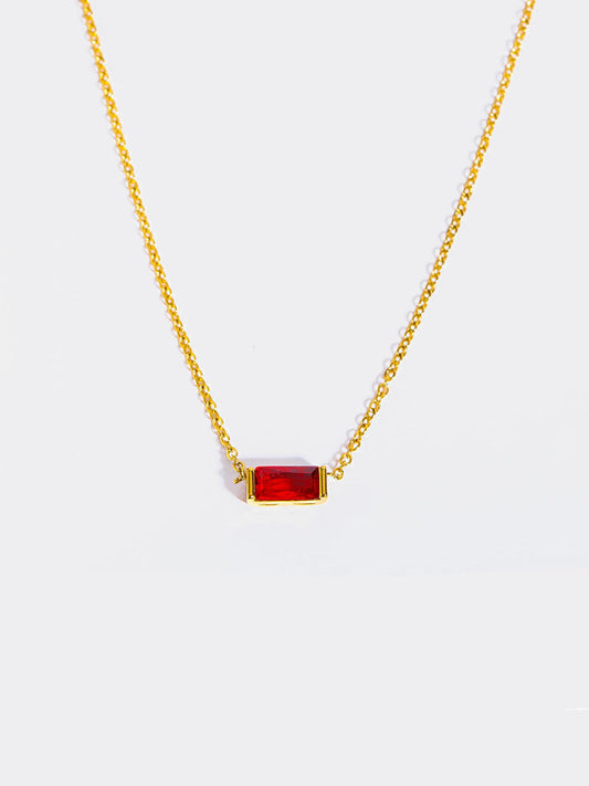 Aurora Birthstone Necklace