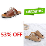 2023 Summer New Lace Up Fish Toe Sandals