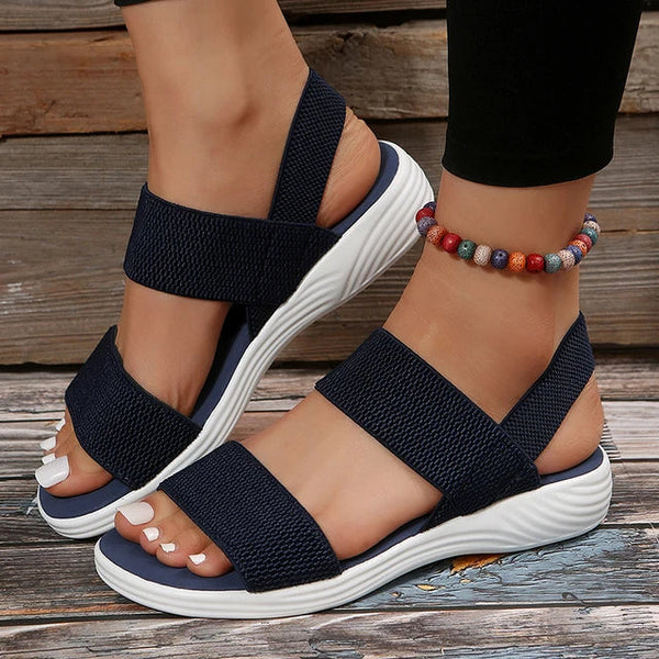 Elastic wedge sandals - 2024 Collection