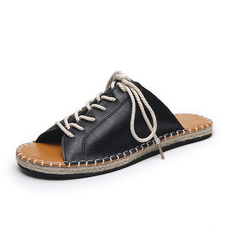 2023 Summer New Lace Up Fish Toe Sandals