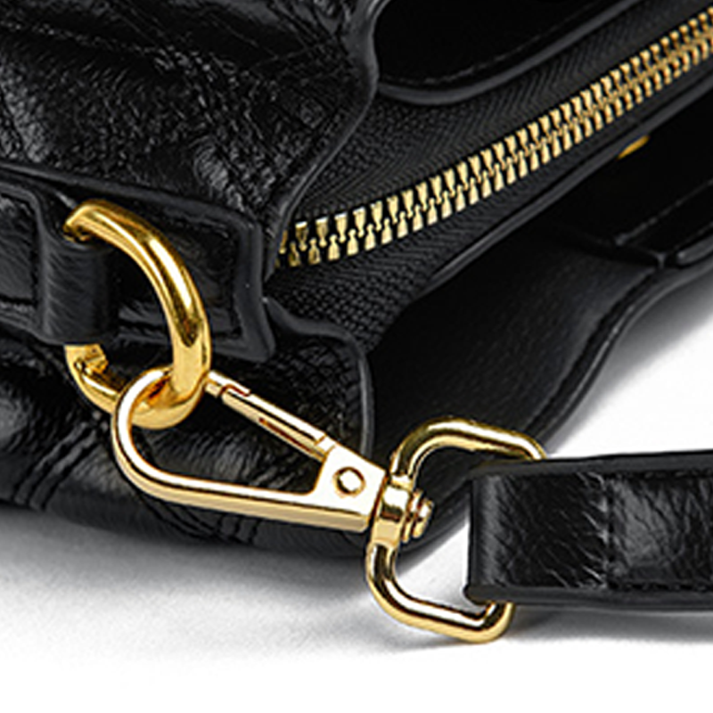 Chic Elegant Quilted Bucket Bag