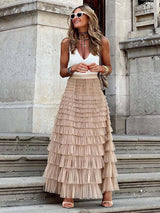 Mesh Cake Skirt