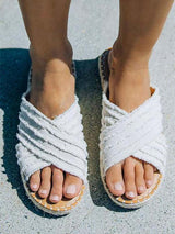 Cleo Espadrille Slides