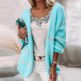 Turquoise Slouchy Cardigan