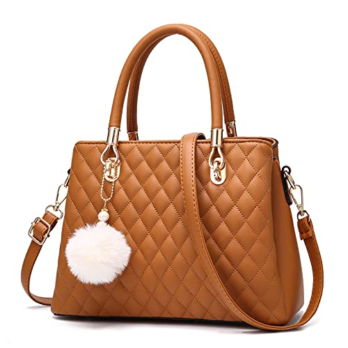 Womens Leather Handbags Purses Top-handle Totes Satchel Shoulder Bag for Ladies