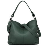 Genuine Leather Shoulder Bag Stylish Hobo Purse Womens Crossbody Bag Travel Top-Handle Handbag