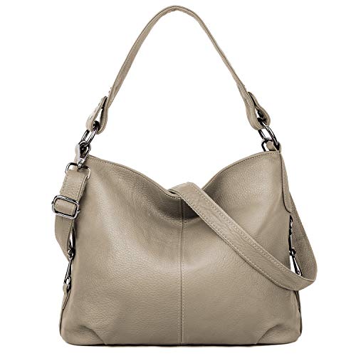 Genuine Leather Shoulder Bag Stylish Hobo Purse Womens Crossbody Bag Travel Top-Handle Handbag