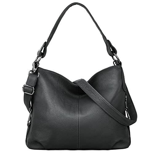 Genuine Leather Shoulder Bag Stylish Hobo Purse Womens Crossbody Bag Travel Top-Handle Handbag