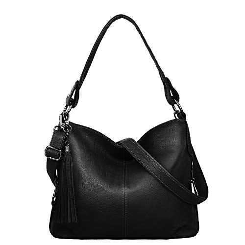 Genuine Leather Shoulder Bag Stylish Hobo Purse Womens Crossbody Bag Travel Top-Handle Handbag