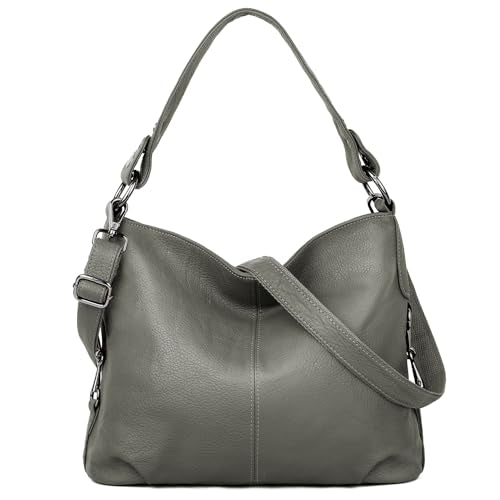 Genuine Leather Shoulder Bag Stylish Hobo Purse Womens Crossbody Bag Travel Top-Handle Handbag