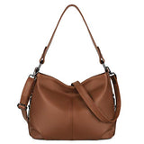 Genuine Leather Shoulder Bag Stylish Hobo Purse Womens Crossbody Bag Travel Top-Handle Handbag