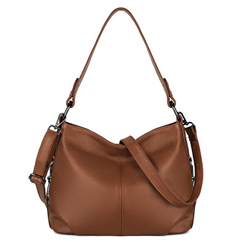 Genuine Leather Shoulder Bag Stylish Hobo Purse Womens Crossbody Bag Travel Top-Handle Handbag