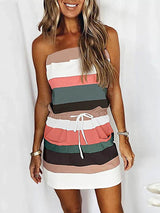 Sheath Striped Dress