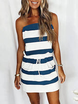 Sheath Striped Dress