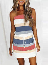 Sheath Striped Dress