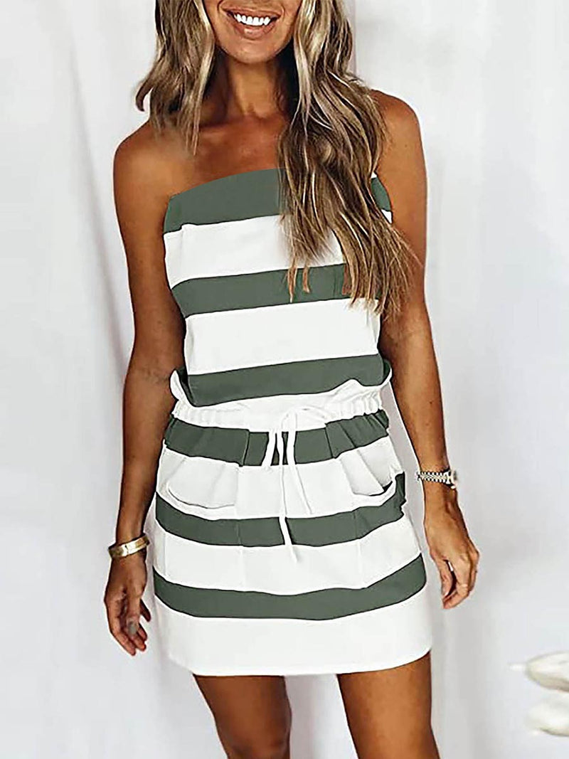 Sheath Striped Dress