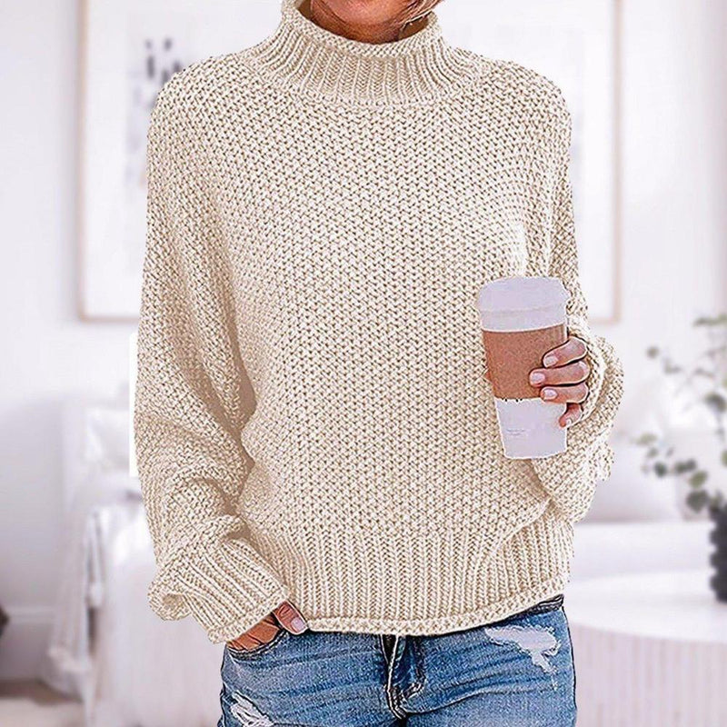 Basic Plain Long Sleeve Sweater