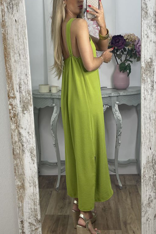 Laura Green Halter Neck Shift Dress